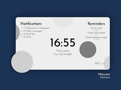 Always on Display Concept design dribbble dribbble best shot ui ux