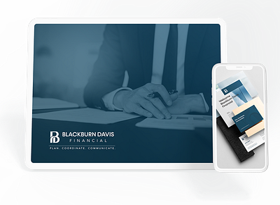 Blackburn Davis Financial Rebranding blackburn davis brand strategy branding design digitalmarketing identity illustration logo logo design rebrand