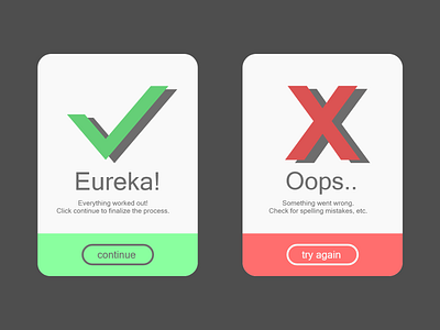 Alert box concepts adobe xd dailyui design flat minimal ui web
