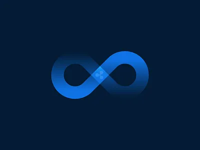 Connections Icon blockchain brand branding connection connections icon illustration infinity infinity symbol payments ripple