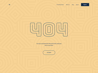 404 page 008 design website concept