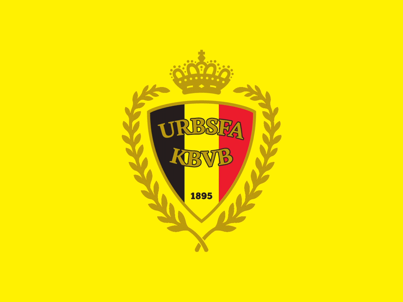 Belgium National Football Logo Animation 2020 2d animation euro football gif logo