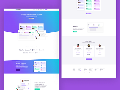 Saas Landing Page Example Dribbble business creative design system homepage marketing modern saas saas design
