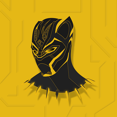 Black Panther avenger blackpanther character art comic comics design figma illustration marvel vector vector art