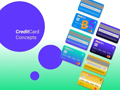 Credit Card Concepts bank bank cards block five blockfive cards concept contactless credit credit card credit cards design designer figma graphic illustration illustrator master card photoshop vector