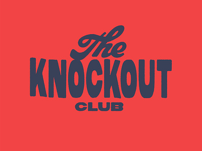 Knockout! boxing branding design illustration lettering logo logo artwork sport sports type typography
