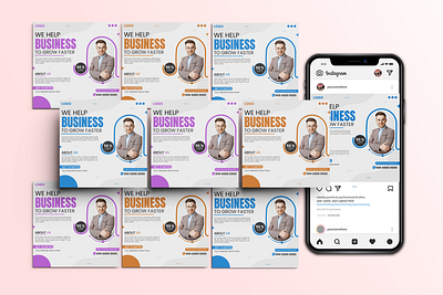 Corporate Social Media Post Design branding business corporate corporate agency design graphic design marketing media post social media social media design social media post