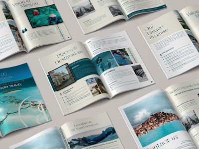 Company Profile Design for Endless Travels brand branding brochure brochure design company profile design digital digital art ebook flyer design graphic design identity branding layout layout design minimal modern tourism travel