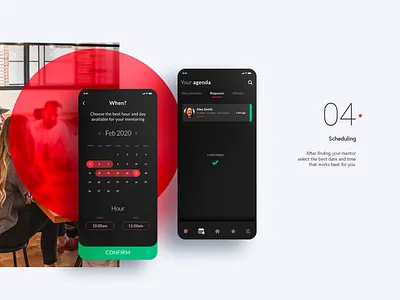 project mentor app interface mobile mobile app ui uidesign uiux ux uxdesign