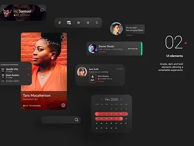project mentor ui elements elements interface mobile ui uidesign uikit uiux ux