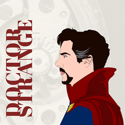 Doctor Strange art avenger character comic comics design dr strange figma illustration marvel vector vector art