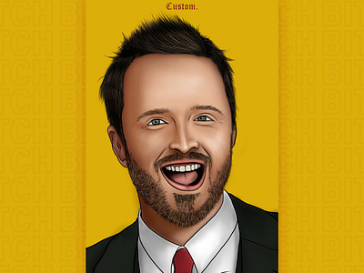 Aaron Paul Digital Art amc art breaking bad character character design clip studio paint custom digital art digital illustration digital painting jesse pinkman