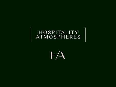 Hospitality Atmospheres architecture atmosphere branding cursordesign cursordesignstudio design graphic graphicdesign identity logo logotype minimal monogram typography