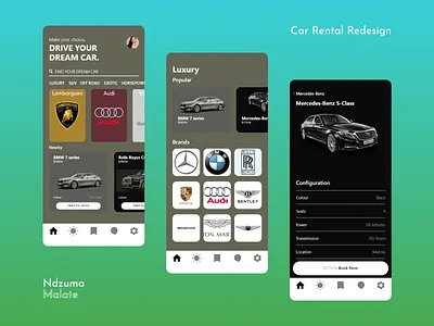 Car rental App UI Concept app design dribbble dribbble best shot mobile app design ui ux