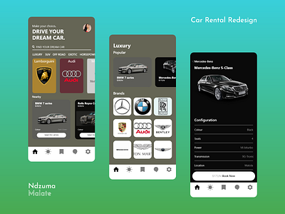 Car rental App UI Concept app design dribbble dribbble best shot mobile app design ui ux