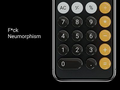 F*ck Neumorphism 3d blender neumorphism skeumorphism throwback