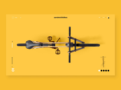 Sandwichbikes - concept 2 bikes branding concept webdesign