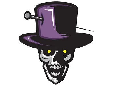 voodoo branding character design illustration logo mascot mascot logo mistery skull vector voodoo
