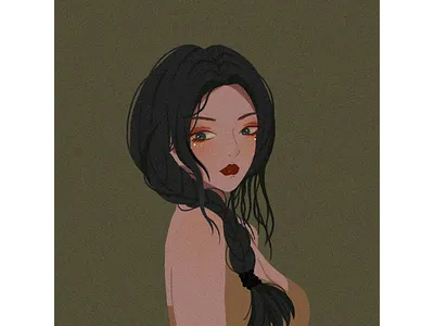 Lovely girl - 02 character design illustration 人物 插图 设计
