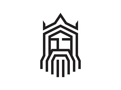 The King branding character design king logo vector