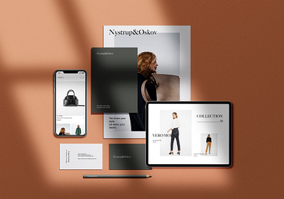 Nystrup&Øskov Brand Design adobe creative cloud brand design brand identity branding clean design logo minimalism typography uidesign