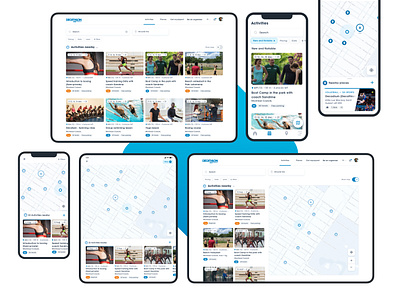 Decathlon Community app -reponsive and mobil screens interaction design ui ui design ux ui design