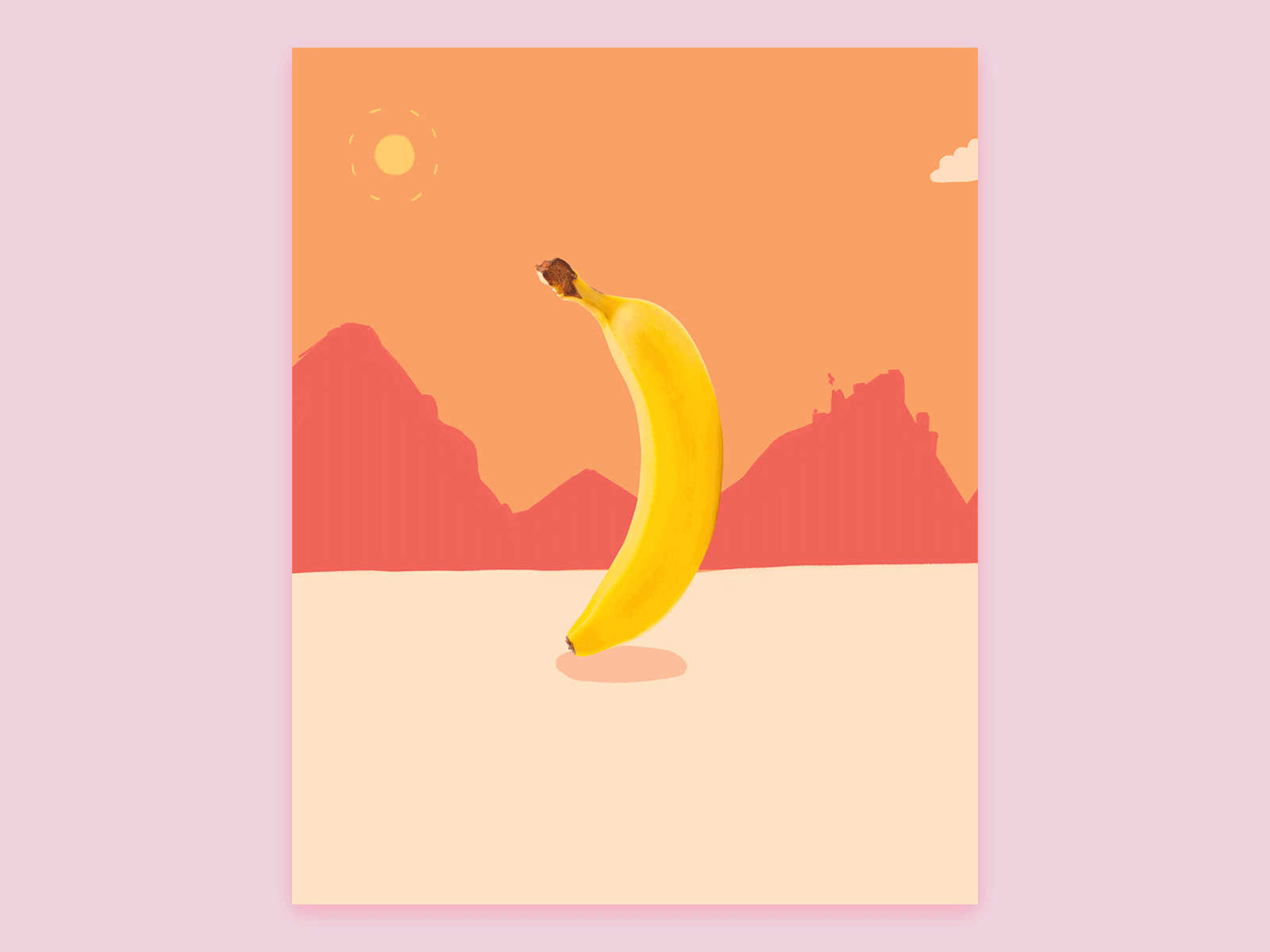 banana? animated gif animation animation video cartoon digital art gif gif animation graphicdesign illustraion motion motion graphic stop motion stop motion stopmotion