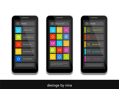 black adobe xd app design flat icon minimal ui ux web