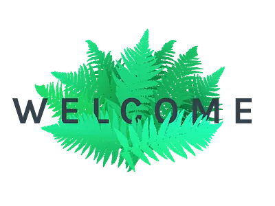Welcome Fern branding fern illustration illustrator vector