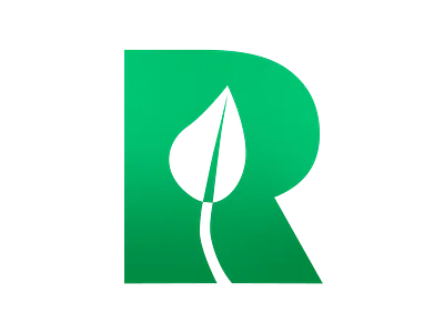 Rhiz app branding illustrator logo vector