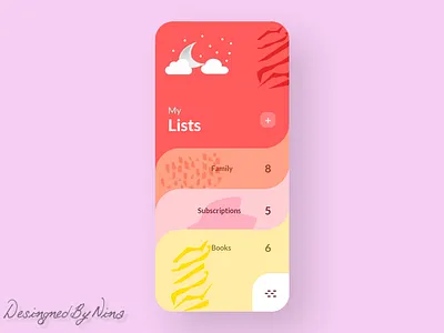 rangi adobe xd app design flat minimal ui ux web