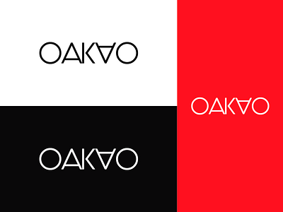 OAKAO Logo Branding - Fashion Brand Wordmark brand identity branding concept dailylogo dailylogochallenge design dribbble fashion flat logo minimalistic oakao vector wordmark