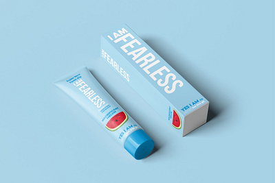 Toothpaste Packaging. Super hero brand identity branding design fearless fruit illustration logo magnificent packaging packaging design pattern watermelon