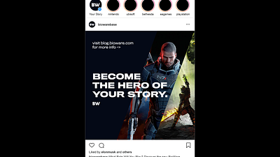 BioWare Rebranding bioware brand identity identity logo proposal design rebrand redesign socialmedia visual identity