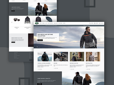 Land Rover Website UI/UX Designing adobe xd design landing design landing page landing page design ui design ux design ux ui design website website design