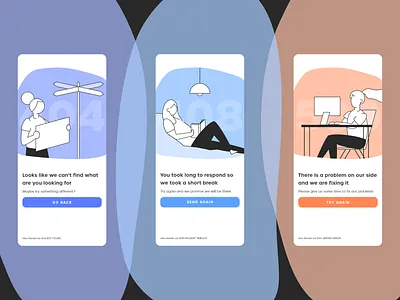 Web error codes 404 408 500 cx design errocode error 404 error 408 error 500 error message error page idea illustration responsive uidesign ux uxdesign webdesign website