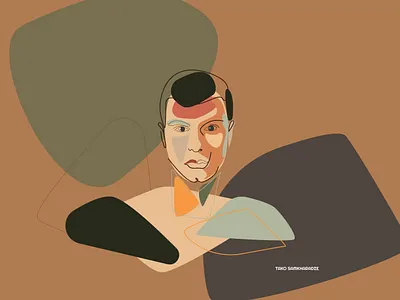 Portrait of Makho digital illustration digital illustrations digitalart graphic design illustration portrait portrait illustration portraits self portrait self portrait