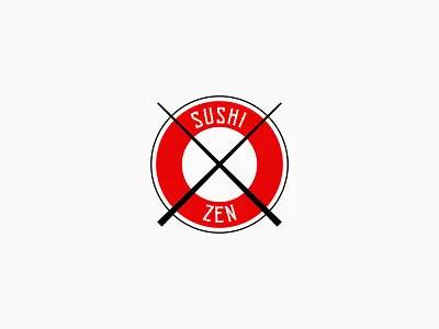 Sushi Zen - 30 Day Logo Challenge LogoCore 30daychallenge 30daylogochallenge logo logo design logocore sushi sushizen