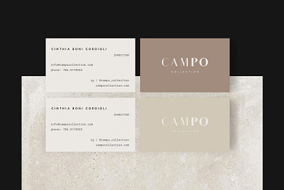 Campo_Branding bcard branding buisness card design designgrafico font graphicdesign logo logo design logotype print