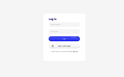 Please Log in :) app login login form ui uidesign webdeisgn