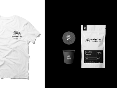 encinitas coffee co brand identity coffee business brand identity coffee logo design coffee shop logo design logo brand design