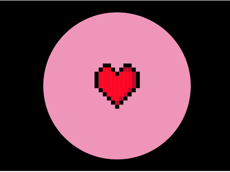 Weekly Warmup #05- Pixel Refill dribbble dribbbleweeklywarmup flat gif animation heart illustration minimal art pixel pixelart valentine valentine day vector weekly challenge weeklywarmup