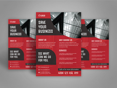 Corporate Business Flyer a4 size advert advertisement business clients company corporate digital flyer investment letter letter size marketing media personal photography photography flyer project promotion property