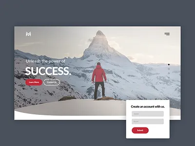 Power of Success Concept app app design branding fashion icon logo motivation success typography ui ui design ux ux design web design website website design