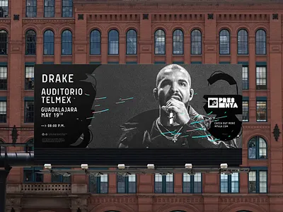 Mtv Presenta advertisement advertising billboard branding design digital drake mtv ooh visual