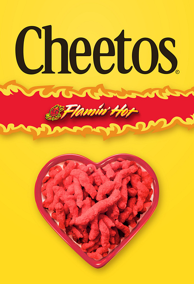 Part of Your Imbalanced Breakfast™ branding cheerios cheetos dsign flamin hot logo parody