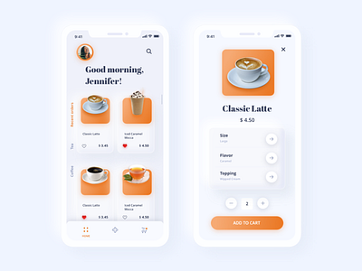 Neumorphic app template XD Freebie app app design app xd coffee drinks free xd freebie freebie xd freebies neomorphic neomorphism neumorphic neumorphic app neumorphism skeuomorph skeuomorphic ui uiux xd xd ui kit