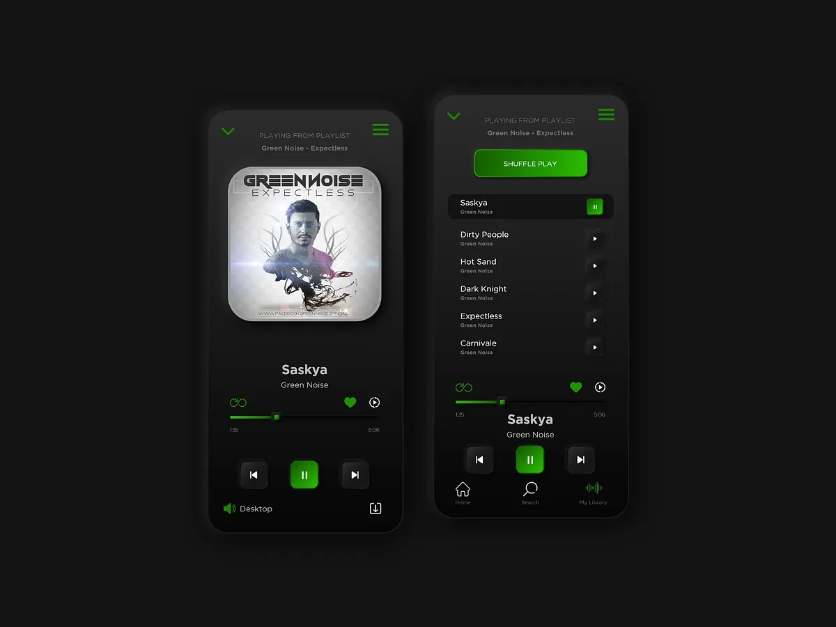 Browse thousands of Spotify Remake images for design inspiration | Dribbble