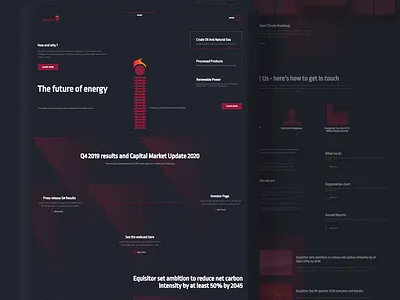 Industry Landing Page app design dribbble figma gas industrial industry landingpage oil ui uidesign ux webdesign website
