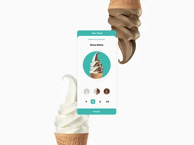 Ice Cream Totem app app design application ice cream mobile totem totem pole